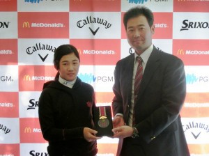 11－12歳の部女子1位の山口すず夏