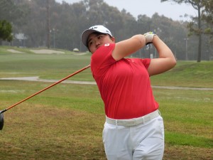 15-18歳の部女子で2位に浮上の河野杏奈