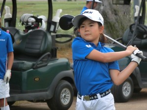 ７-８歳の部女子８位の荻原すいみ（埼玉・明戸小２年）