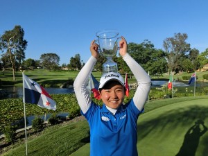 13-14歳の部女子で優勝した比嘉里緒菜