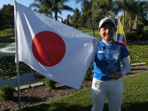 13-14歳の部女子で優勝した比嘉里緒菜