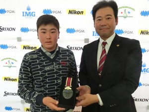 林田直也（福岡・沖学園隆徳館中２年）