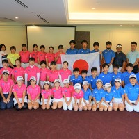 2021年世界ジュニアゴルフ選手権日本代表選手プロ・アマエキシビジョン大会