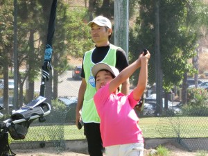 7-8歳の部女子２位の安藤すみれ（岡山・横井小３年）