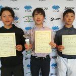 13-14男子表彰・矢吹侑大(中）、市瀬空留(左）、高瀬莉空